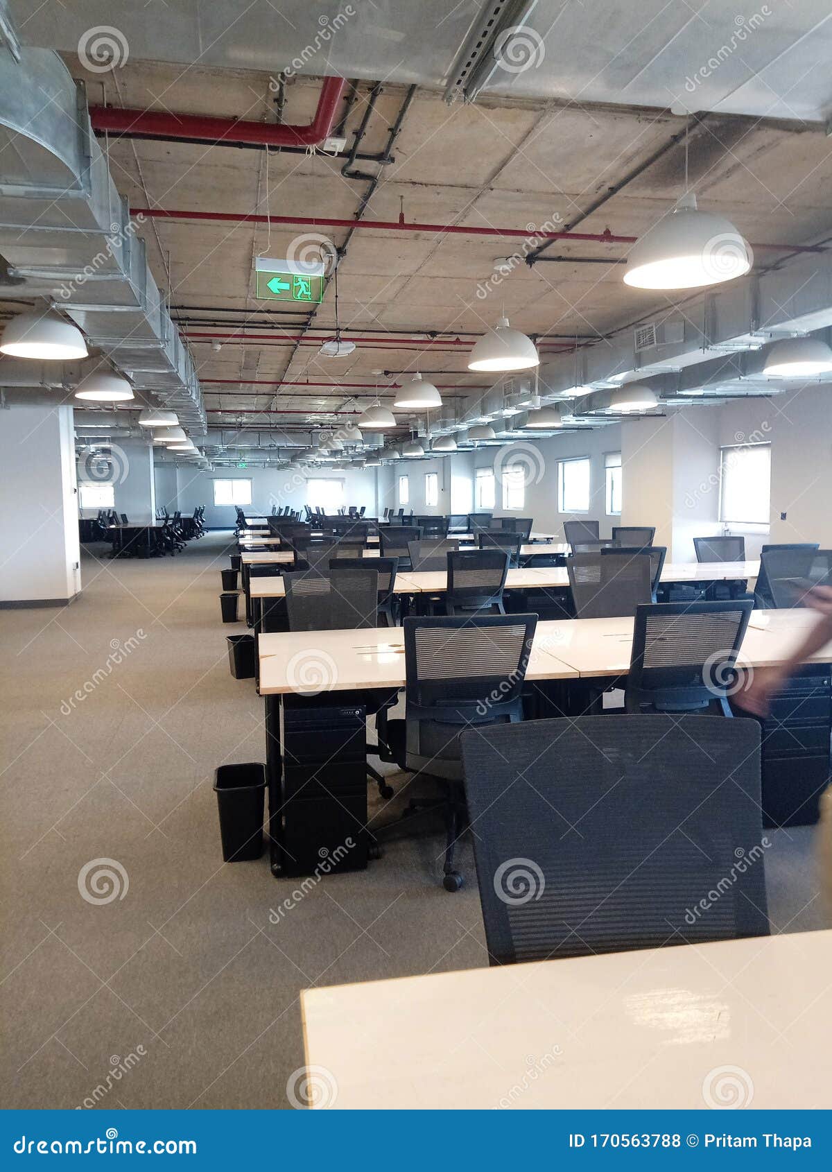 Good for Office Co Working Space Stock Photo Image of space, mbiance