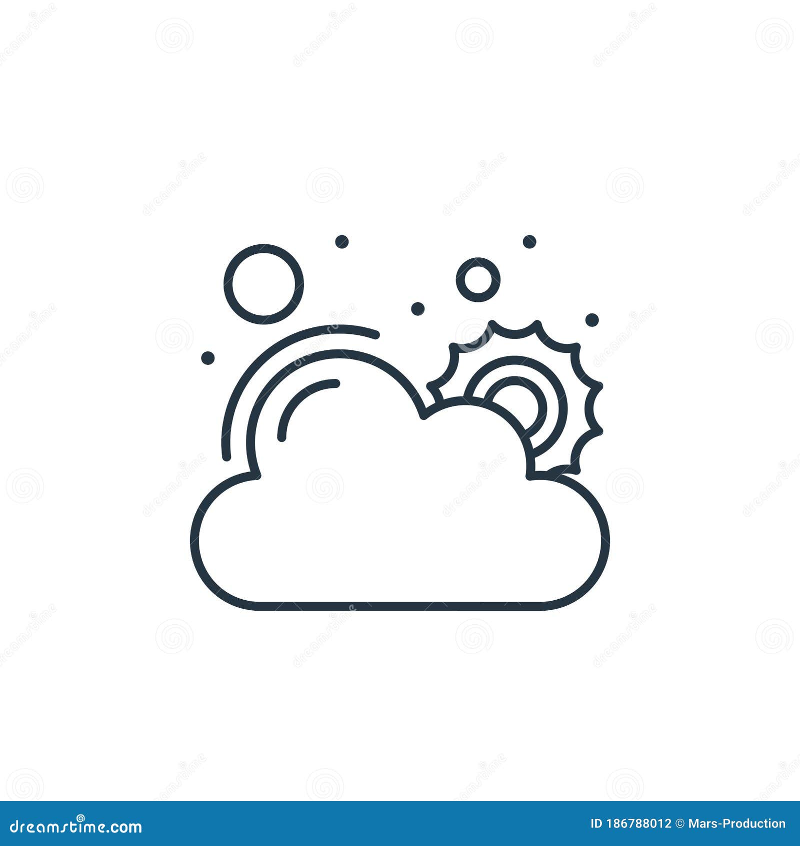 Good Weather Vector Icon. Good Weather Editable Stroke Stock Vector
