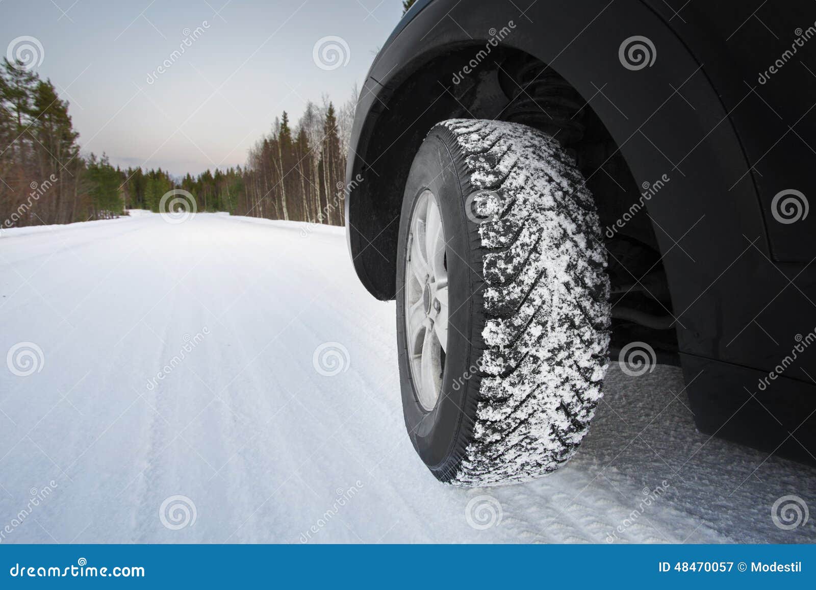 Good winter tires stock image. Image of outdoor, frost 48470057