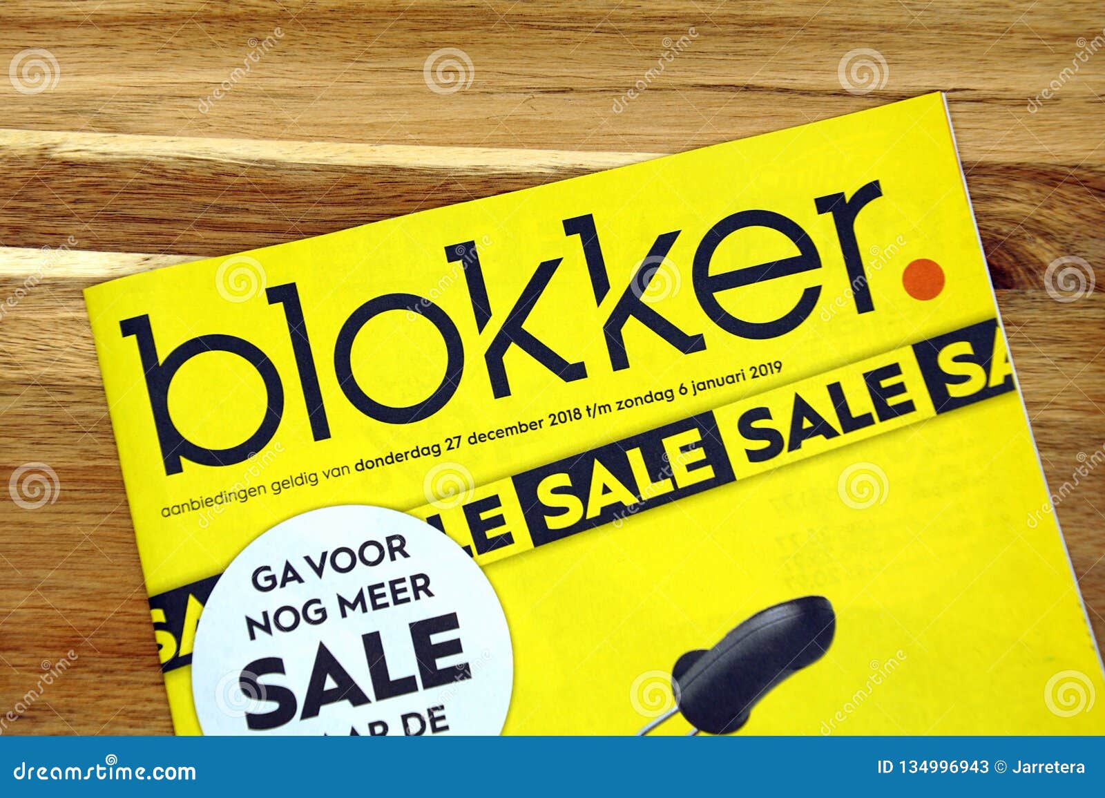 Injectie Kers salaris Goods Store Sale Flyer of Dutch Retail Chain Blokker. Editorial Stock Photo  - Image of advertising, communication: 134996943