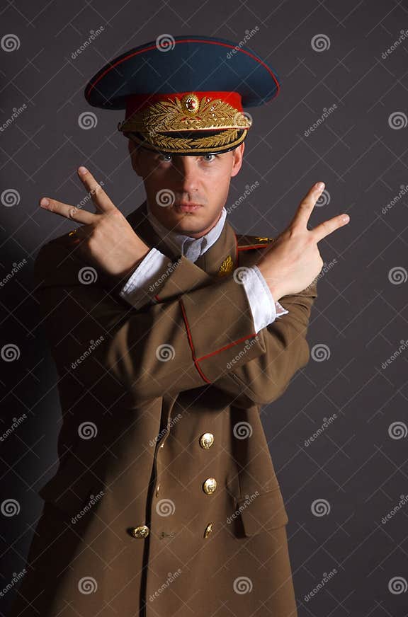 Goofy Soldier stock photo. Image of decoration, jacket - 1027446