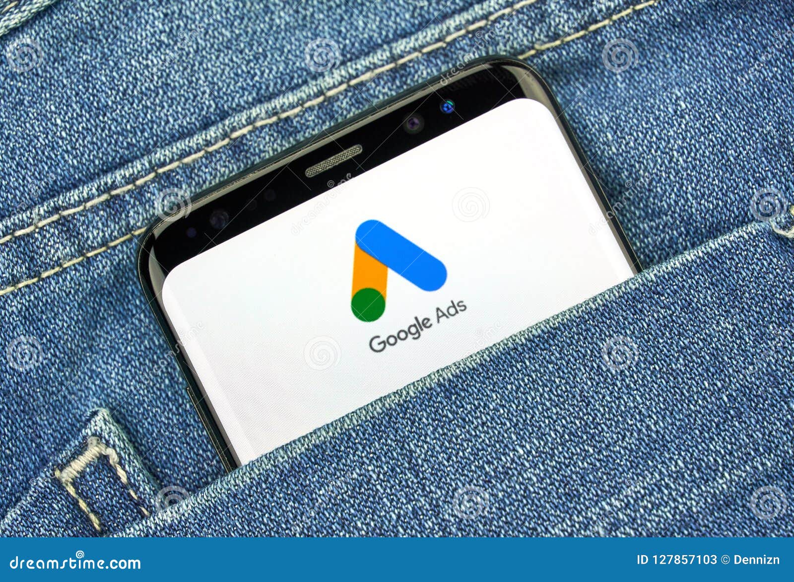 Google Ads New Logo And App Editorial Stock Photo Image