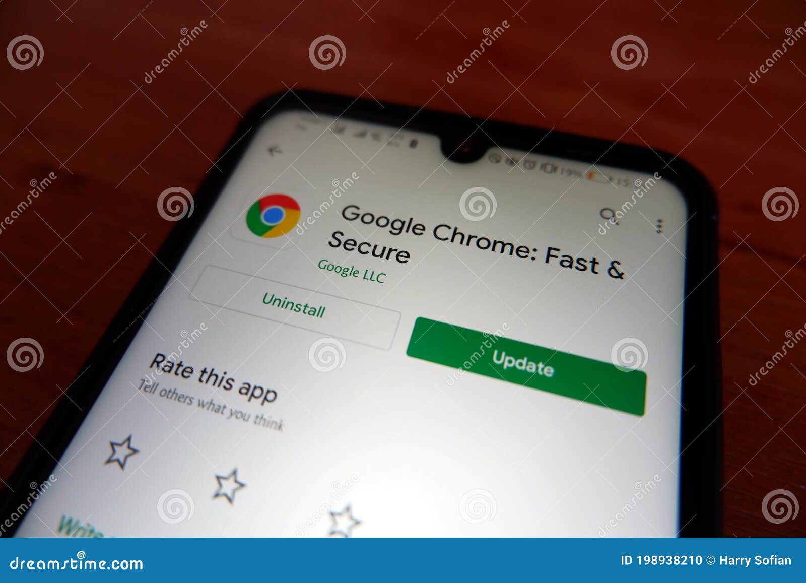 Google Chrome Update For Smartphone Editorial Image Image Of Update Google 198938210