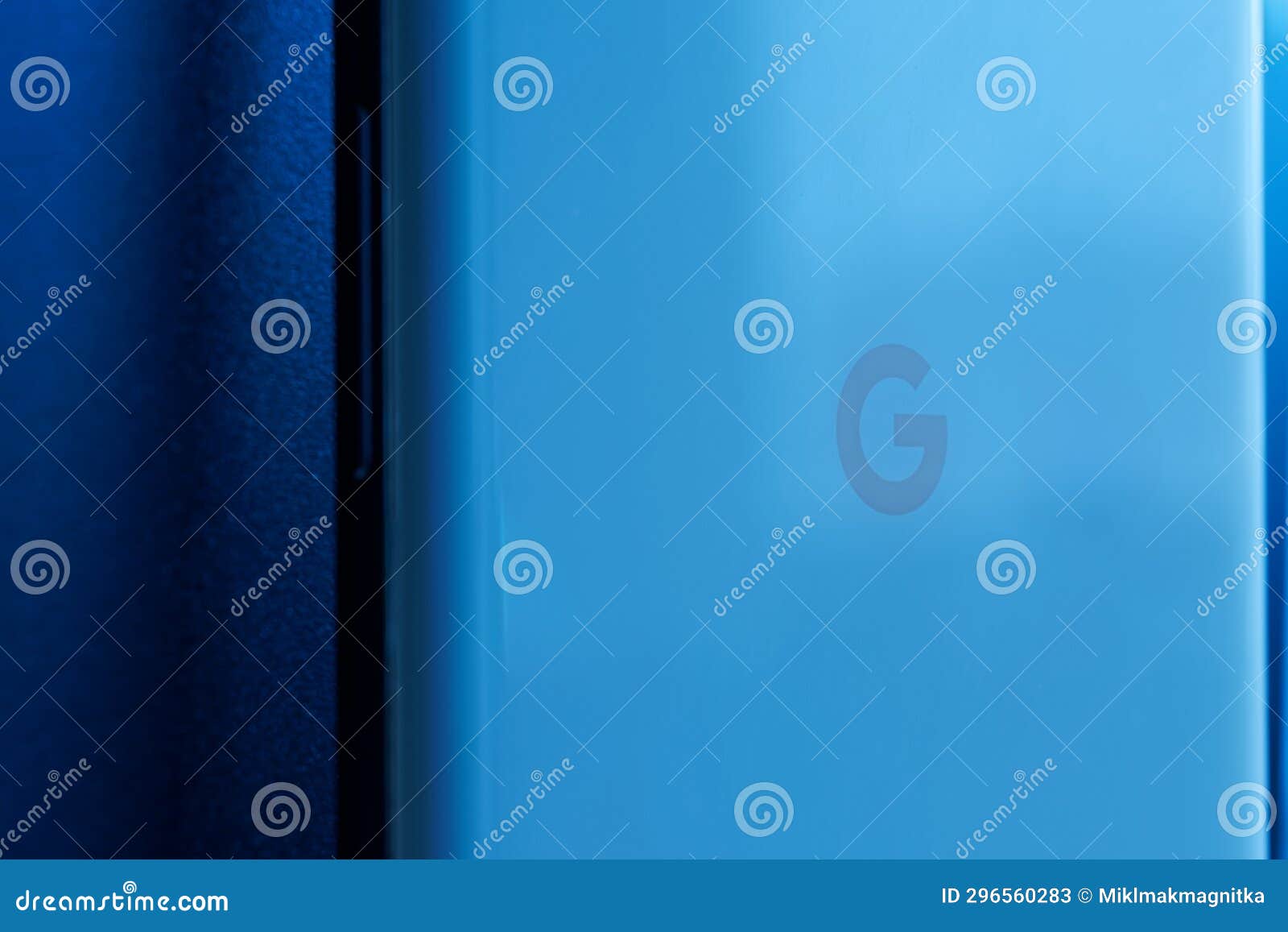 Google Logo on a Mobile Phone Google Pixel Smartphone. Barcelona