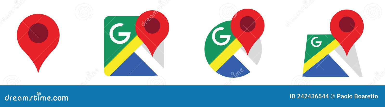 Google Maps Icon Set Map Pin Markers Location Icon Symbol Google Maps Icon Set Map Pin Markers Location Icon Symbol Global 242436544 