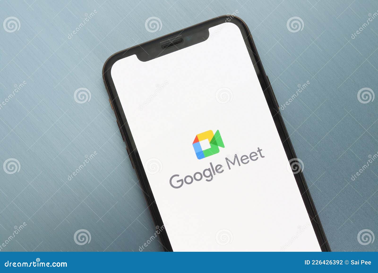 Google Meet App On Screen Smartphone Google Meet Is A Video Calling google-meet-app-on-screen-smartphone-google-meet-is-a-video-calling