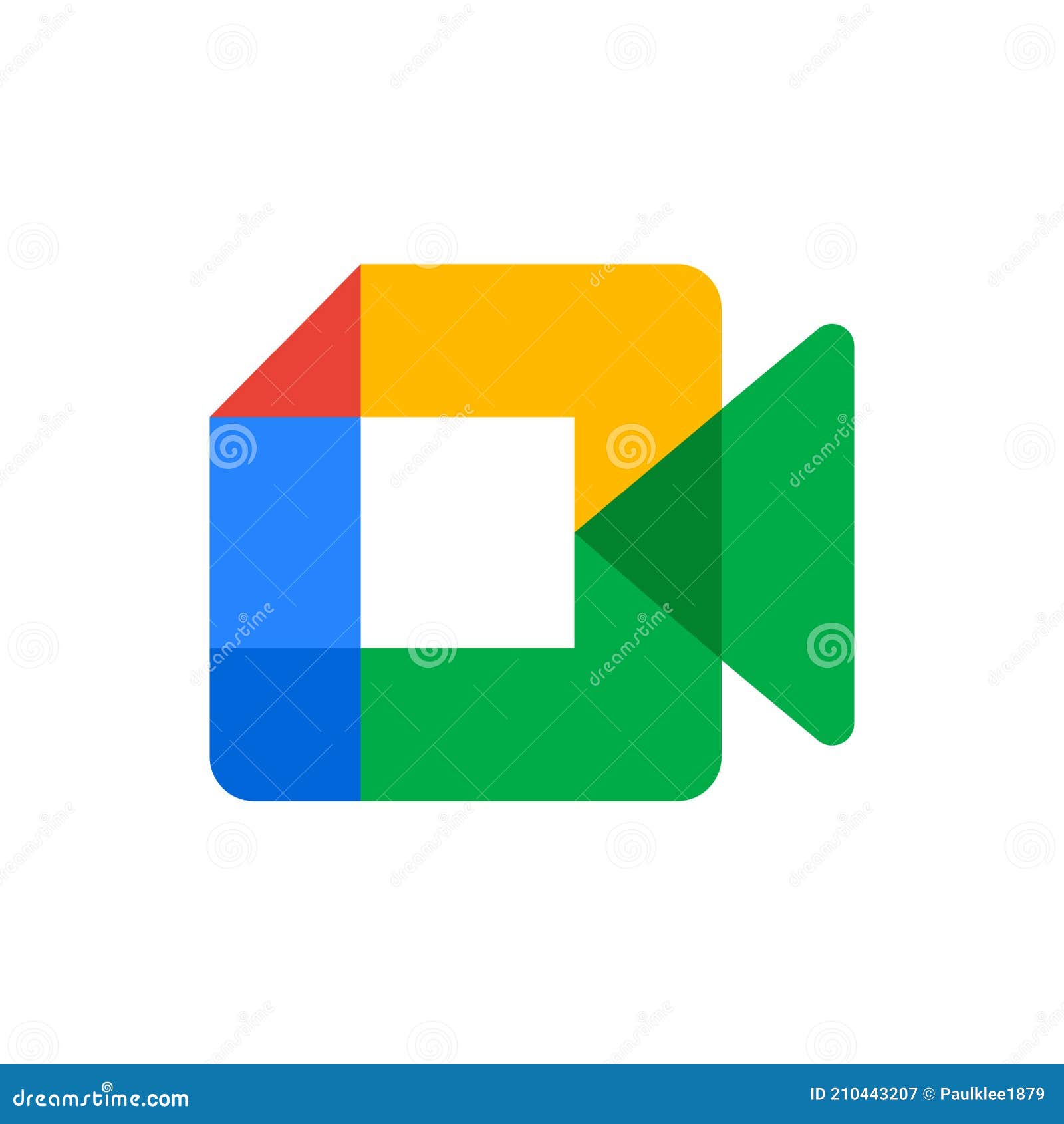 Logo Google Meet trên nền trắng giúp bạn dễ dàng nhận diện và lưu lại ấn tượng về Google Meet. Hãy xem ngay ảnh liên quan để cùng tìm hiểu thêm về nhiều tính năng hữu ích của Google Meet.