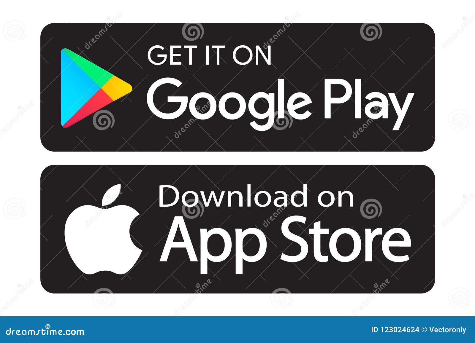 Google Play App Store Icons Editorial Stock Image - Illustration Of  Isolated, Market: 123024624