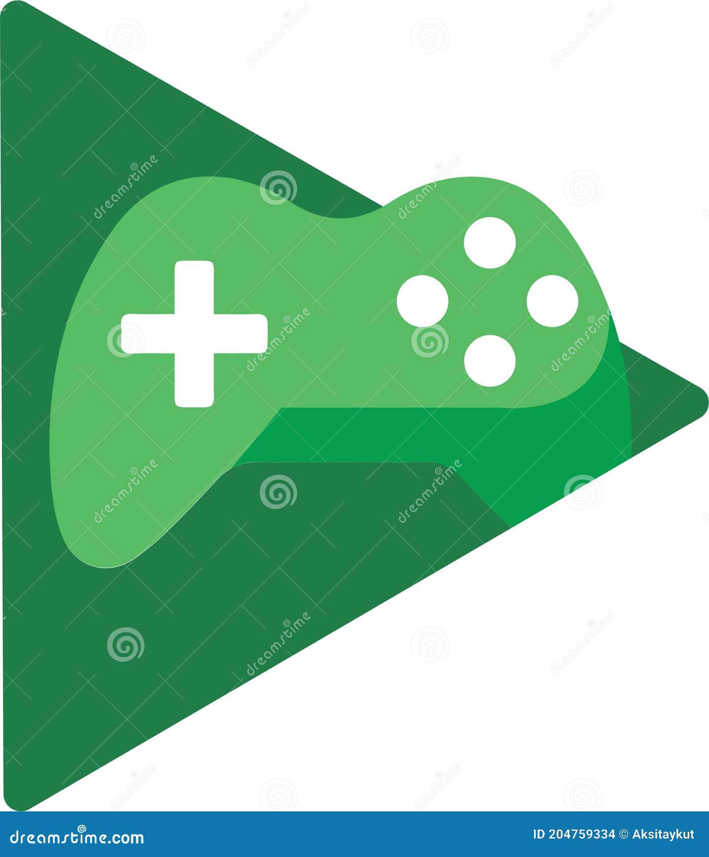 Google Play Games Icon Logo Editorial Stock Image - Illustration of google,  social: 204759334