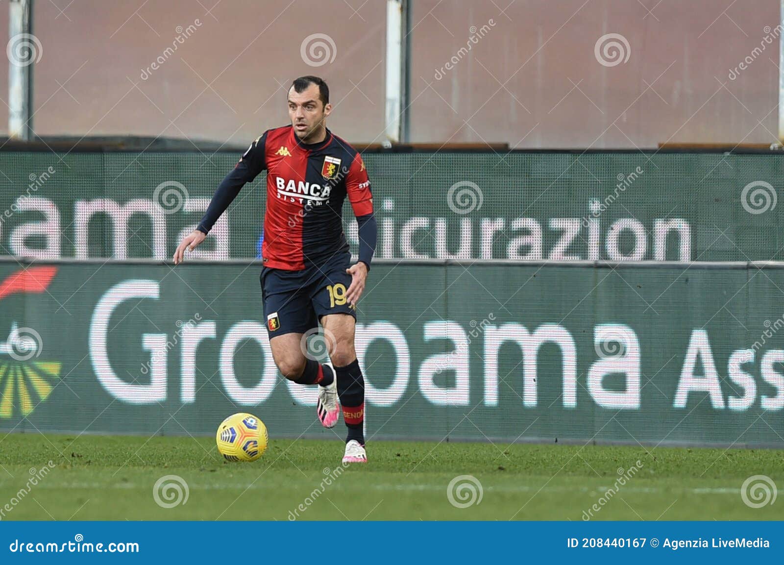 Genoa CFC Vs Cagliari Calcio Editorial Stock Image - Image of