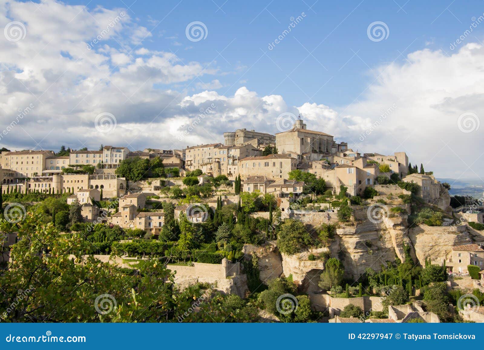 gordes, one of the most beautiful and most visited french villages