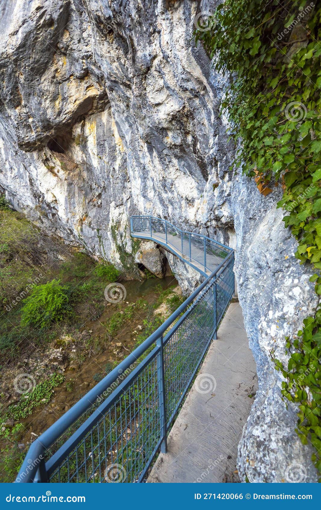 gorge of la yecla, burgos, spain