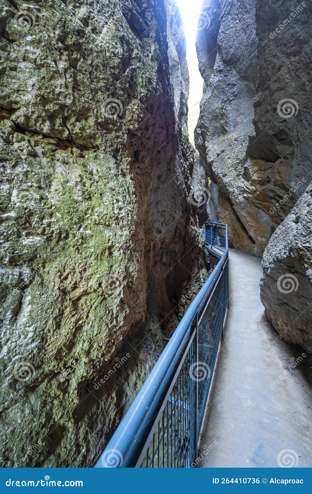 gorge of la yecla, burgos, spain