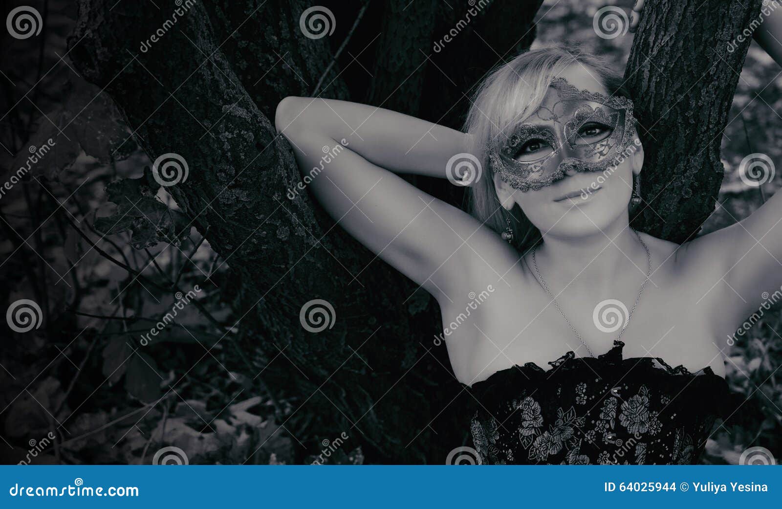 White Mask and Blonde Hair Combination - wide 3