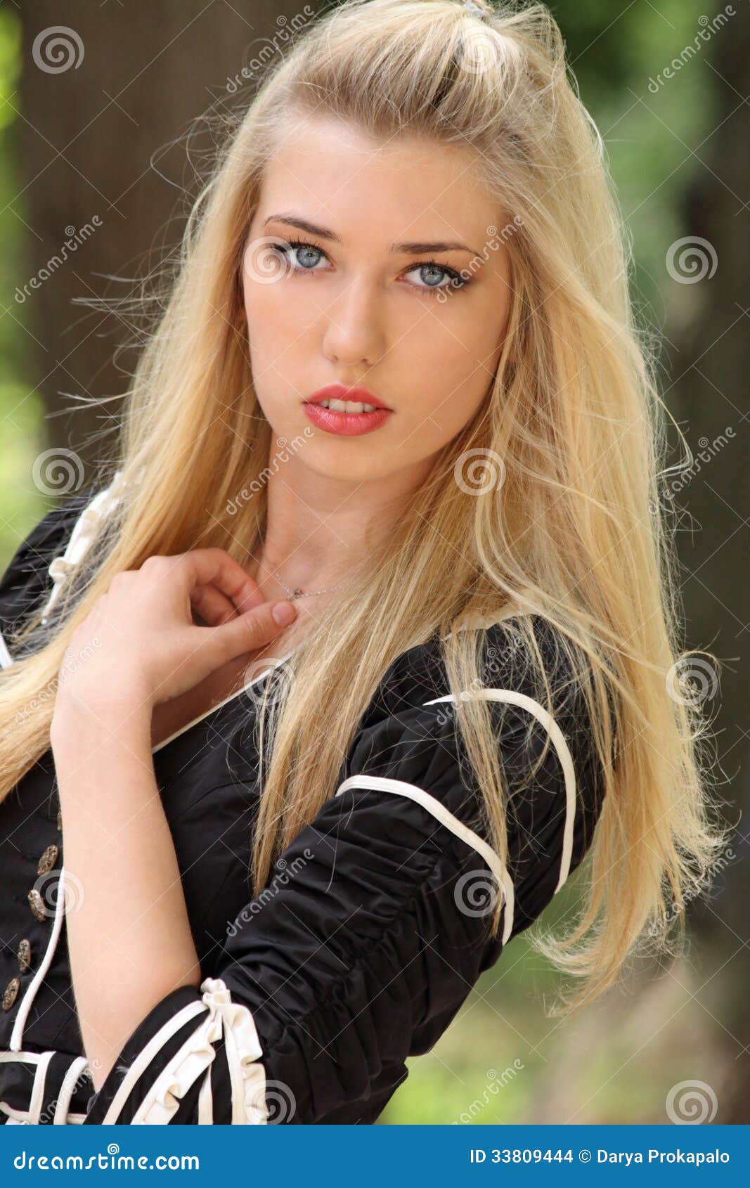 blonde girl stock photo. Image of european, caucasian 33809444