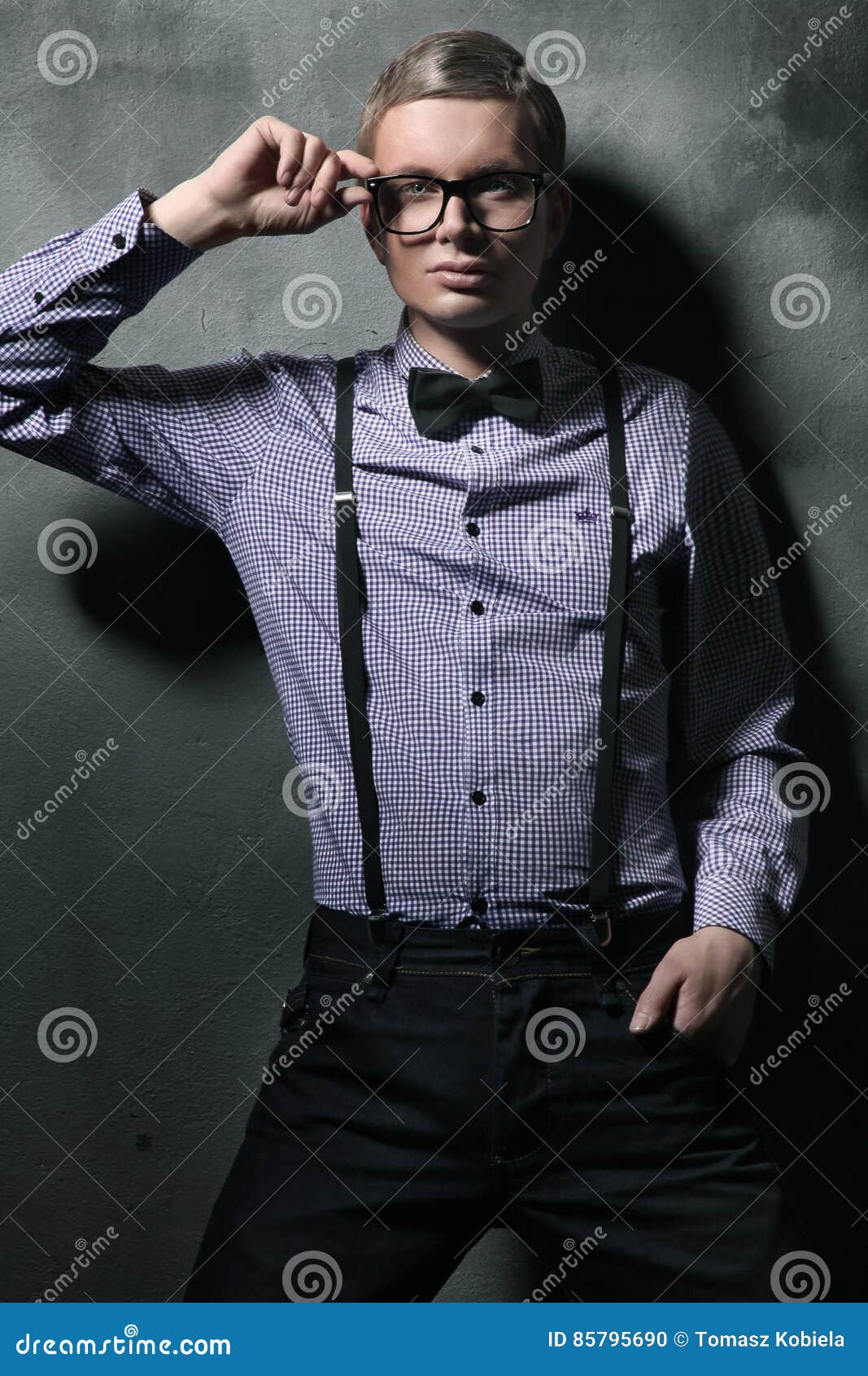 Gorgeous Fashion Style Photo of an Elegant Man Stock Photo - Image of ...