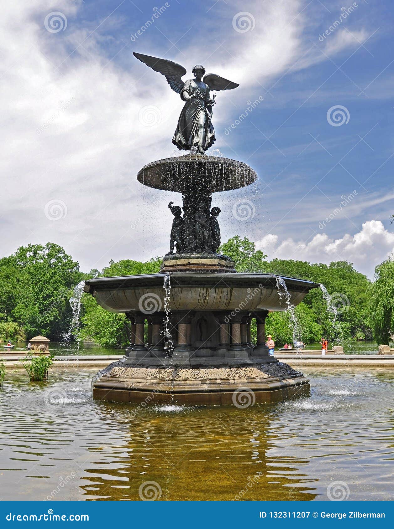 A gorgeous day at Bethesda Fountain