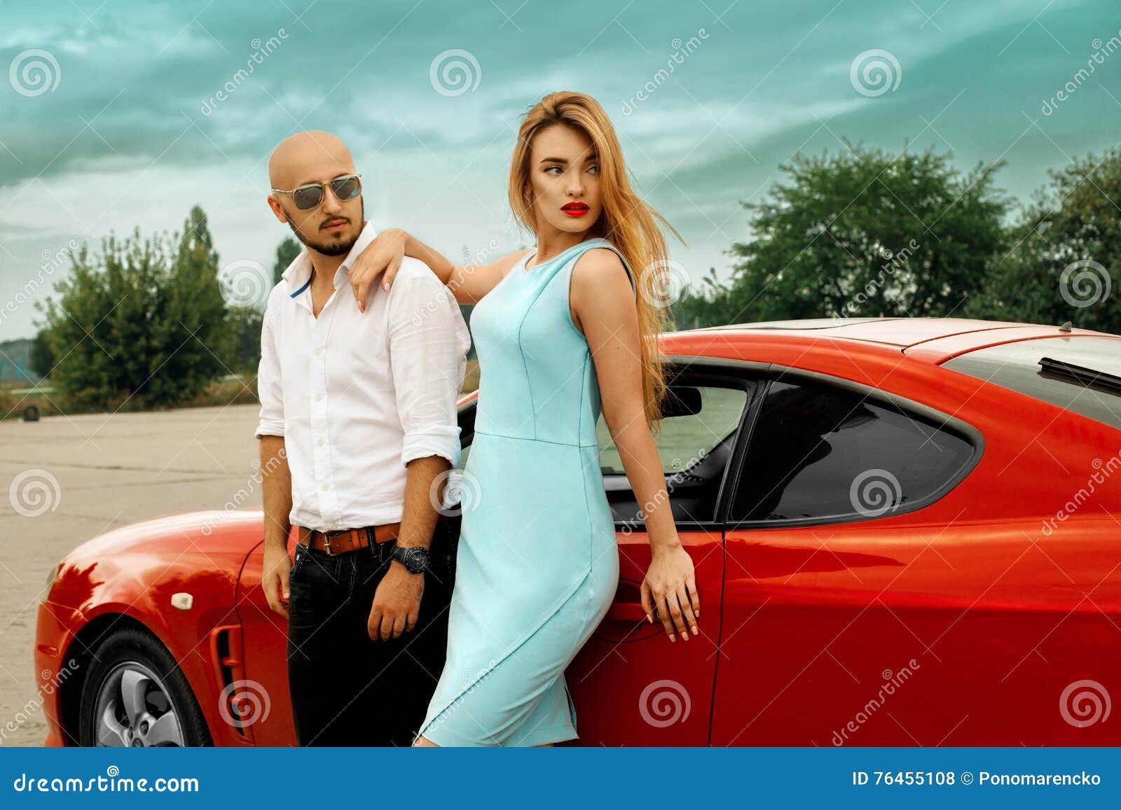 Young Handsome Man Posing Convertible Car Stock Photo 768240010 |  Shutterstock