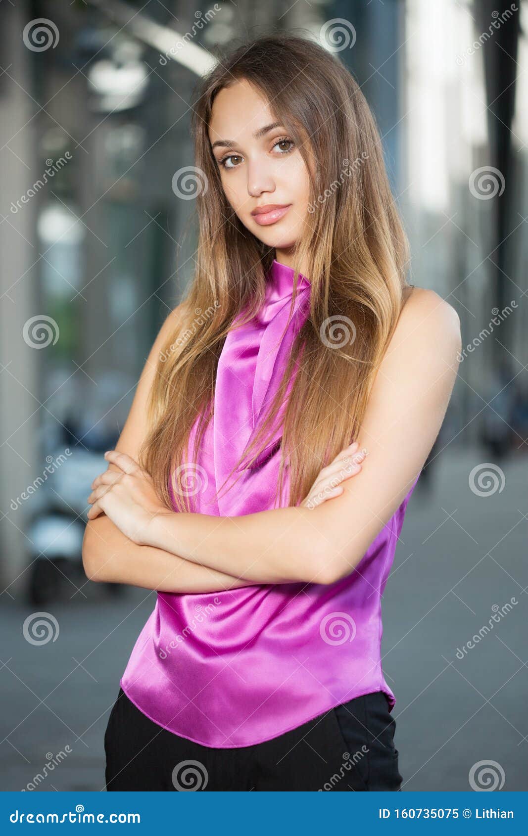 Young brunette model stock image. Image of latino, shirt - 160735075