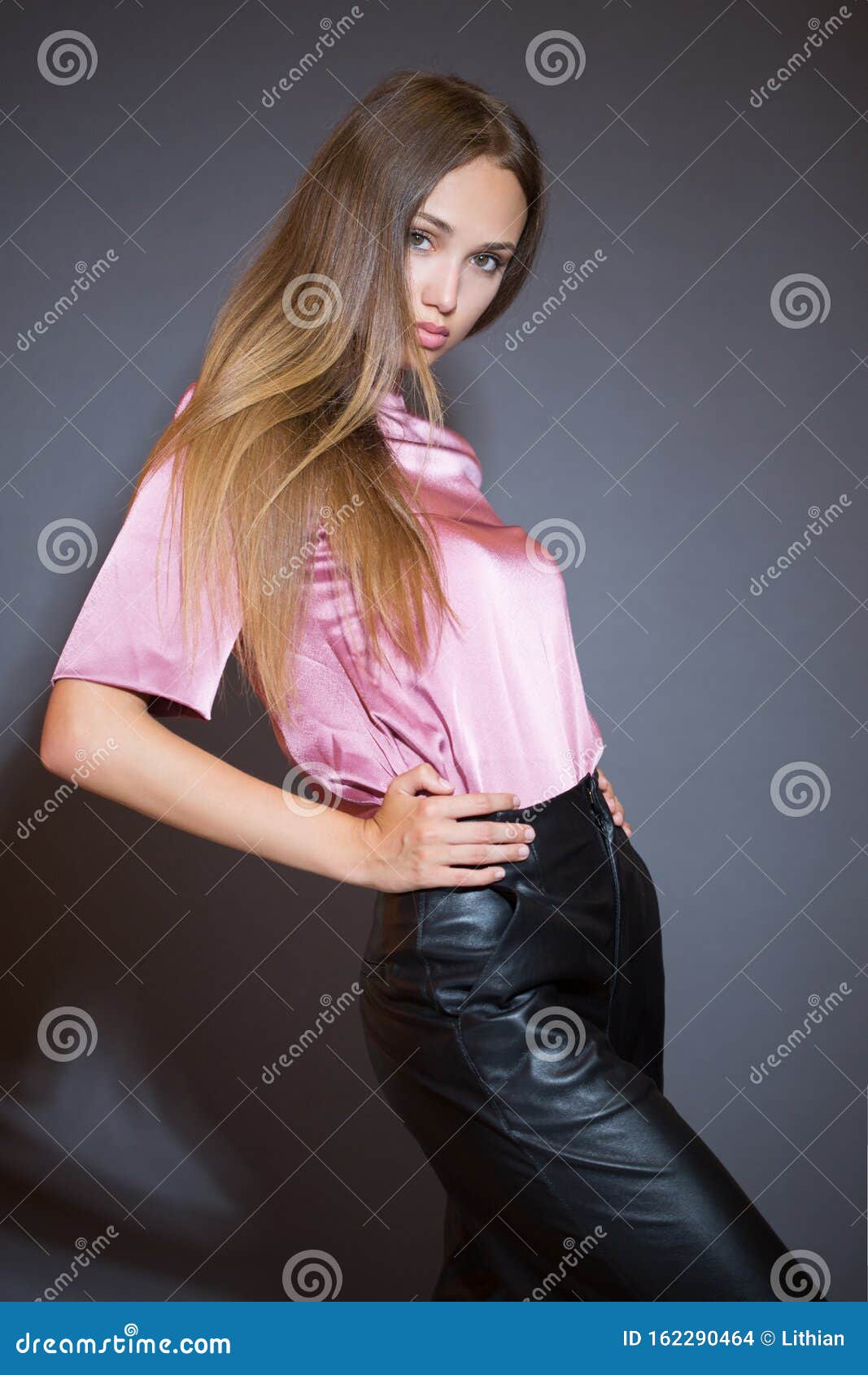 Young brunette model stock photo. Image of fashion, looking - 162290464