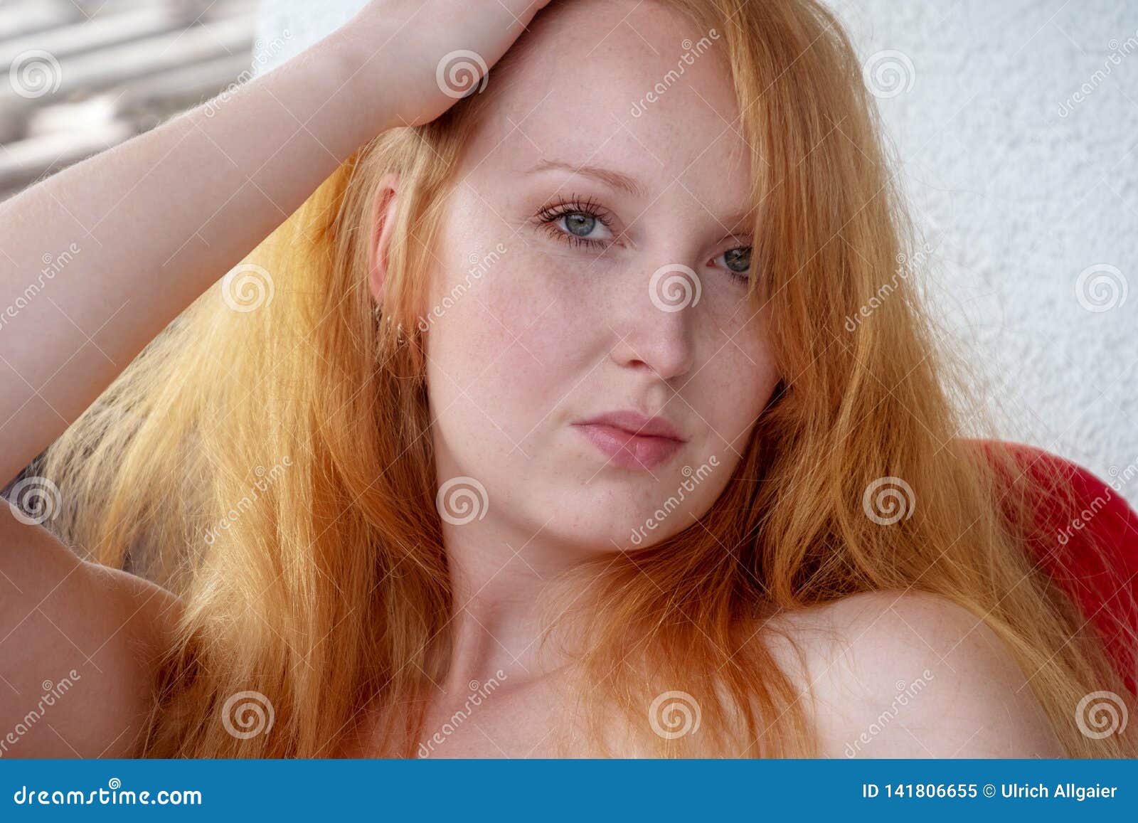 Naked Ginger Woman