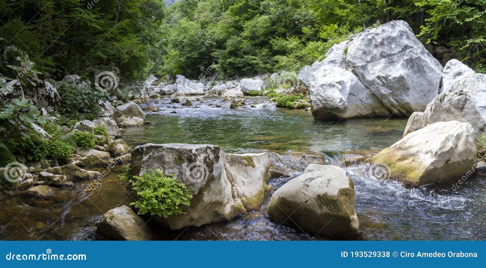 gorges of calore in cilento