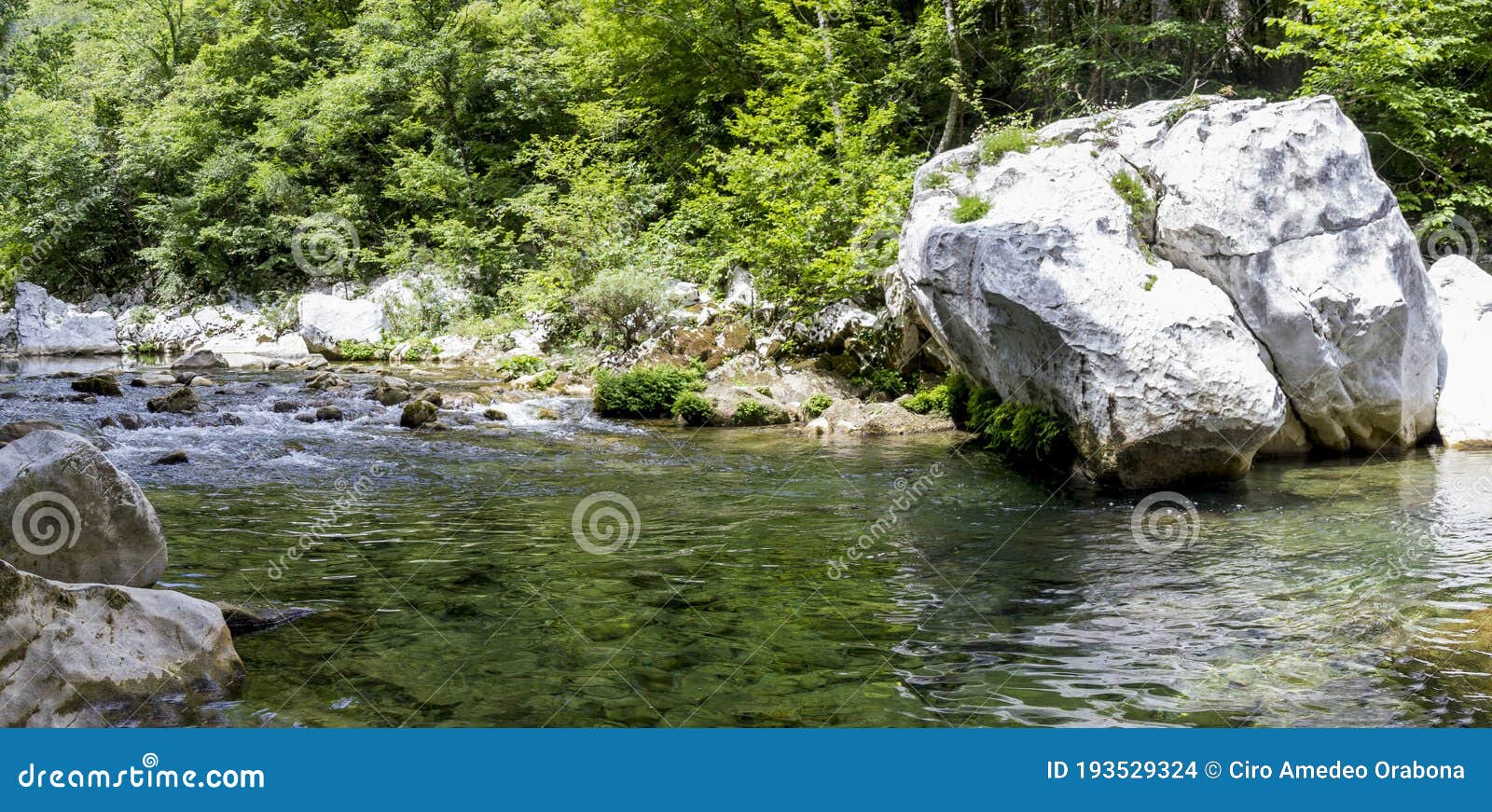 gorges of calore in cilento