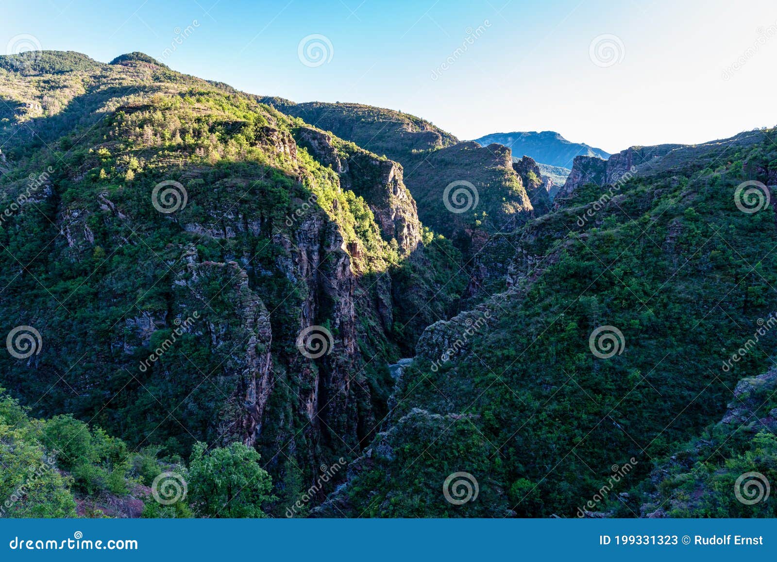 gorges de daluis or chocolate canyon in provence-alpes, france