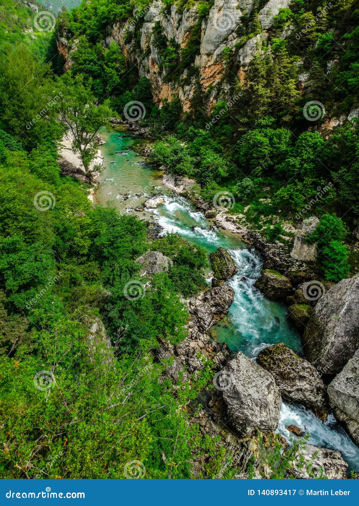 Gorges Du Verdon River, France Stock Image - Image of formation, color: 140893417
