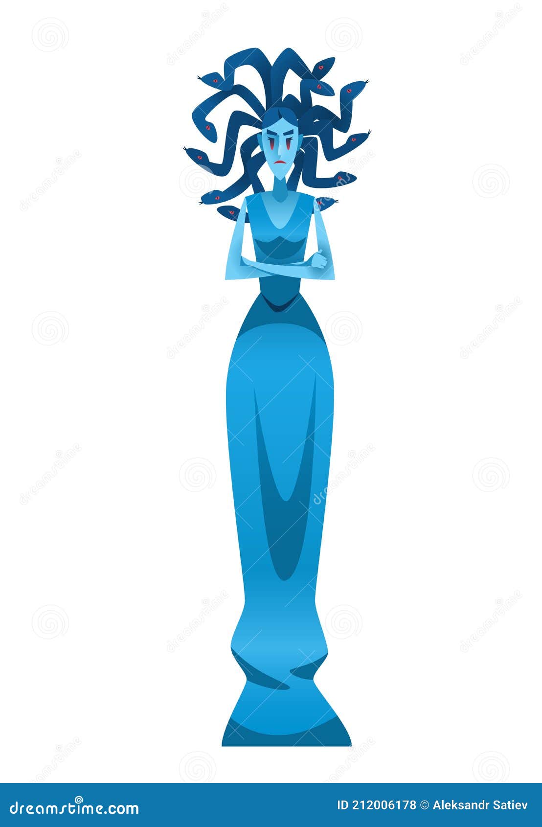 Gorgon Ancient Evil Greek Goddess Mythological Deity Stock Vector -  Illustration of logo, design: 212006178