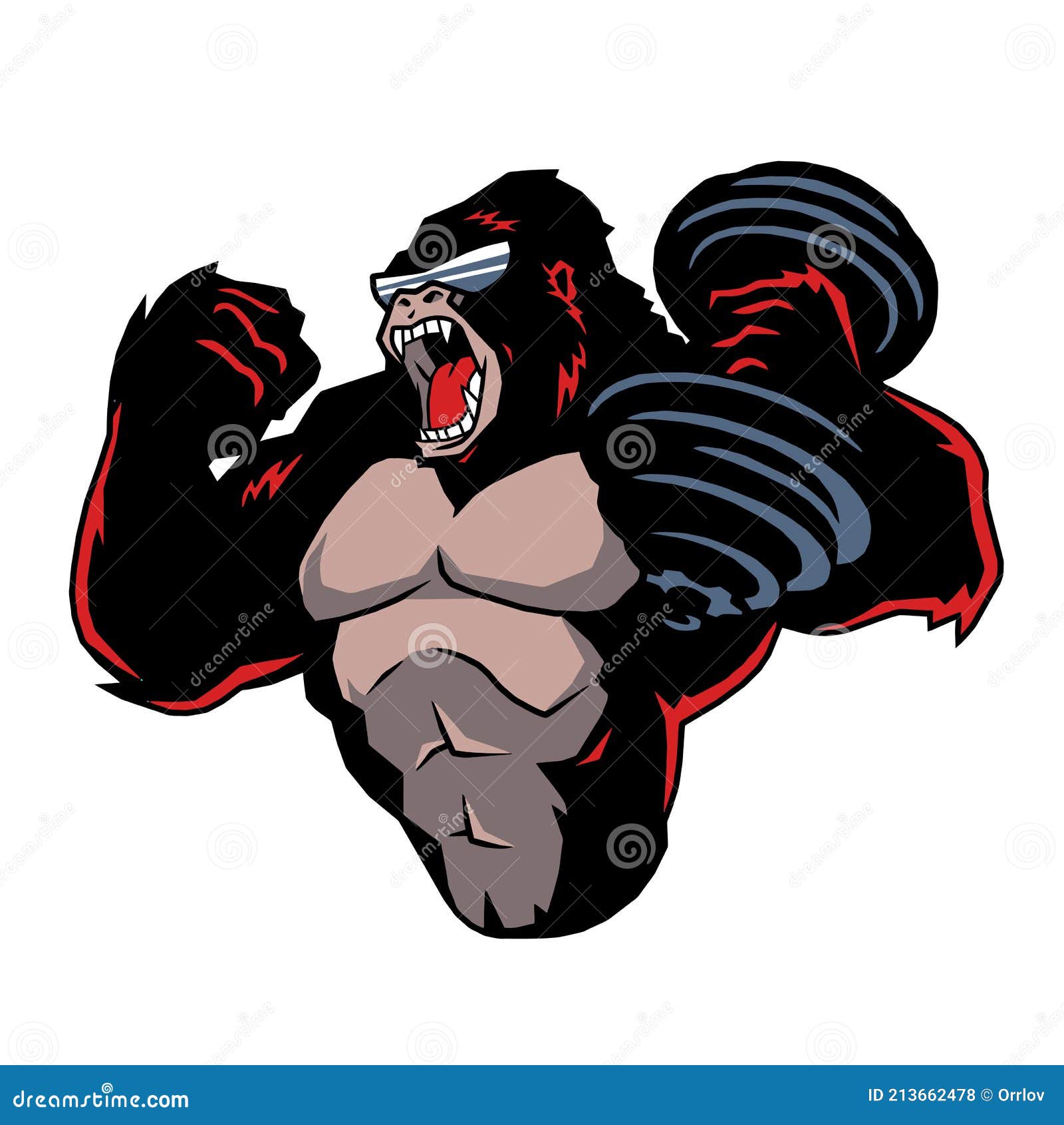 Homem De Ferro Voador Perto De Um Grande Gorila Selvagem. Robô De Desenho  Animado Pixelizado Está Lutando Macaco Ilustração do Vetor - Ilustração de  luta, muscular: 214217040
