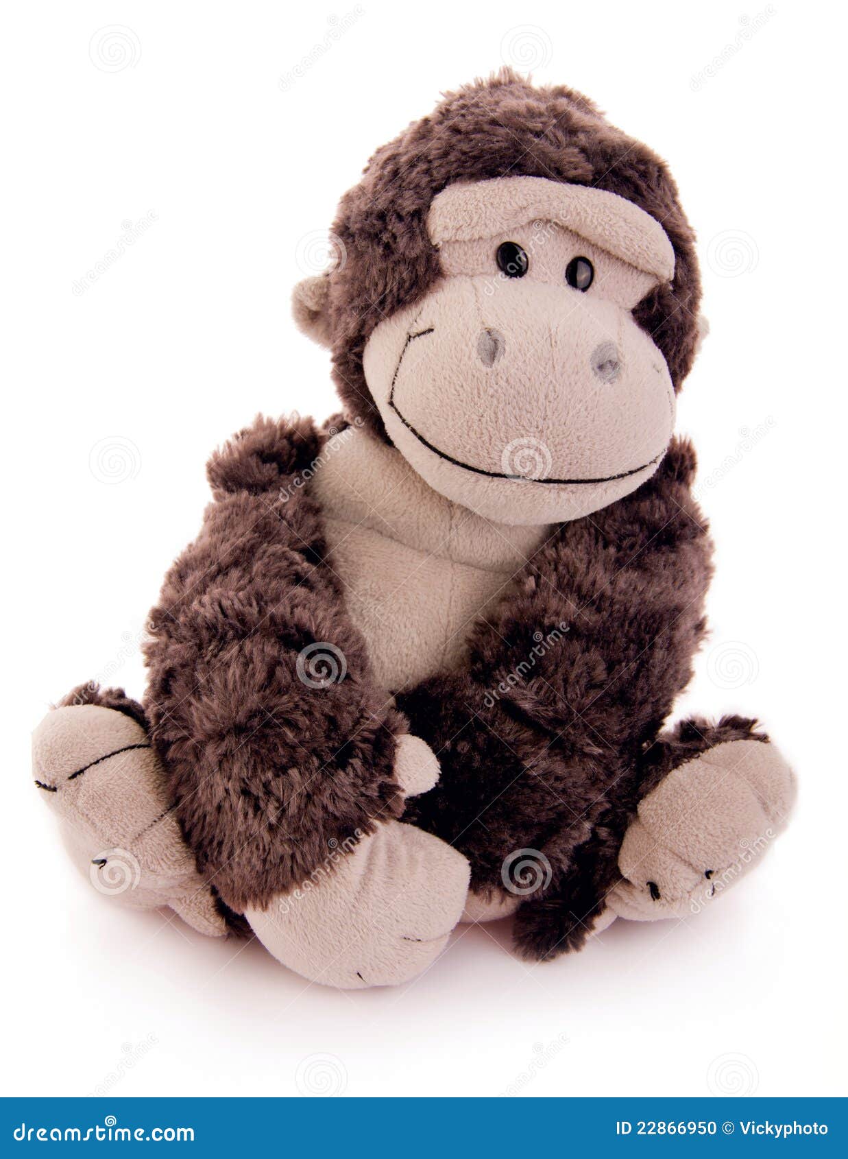 Gorilla toy stock photo. Image of child, shot, brown 22866950