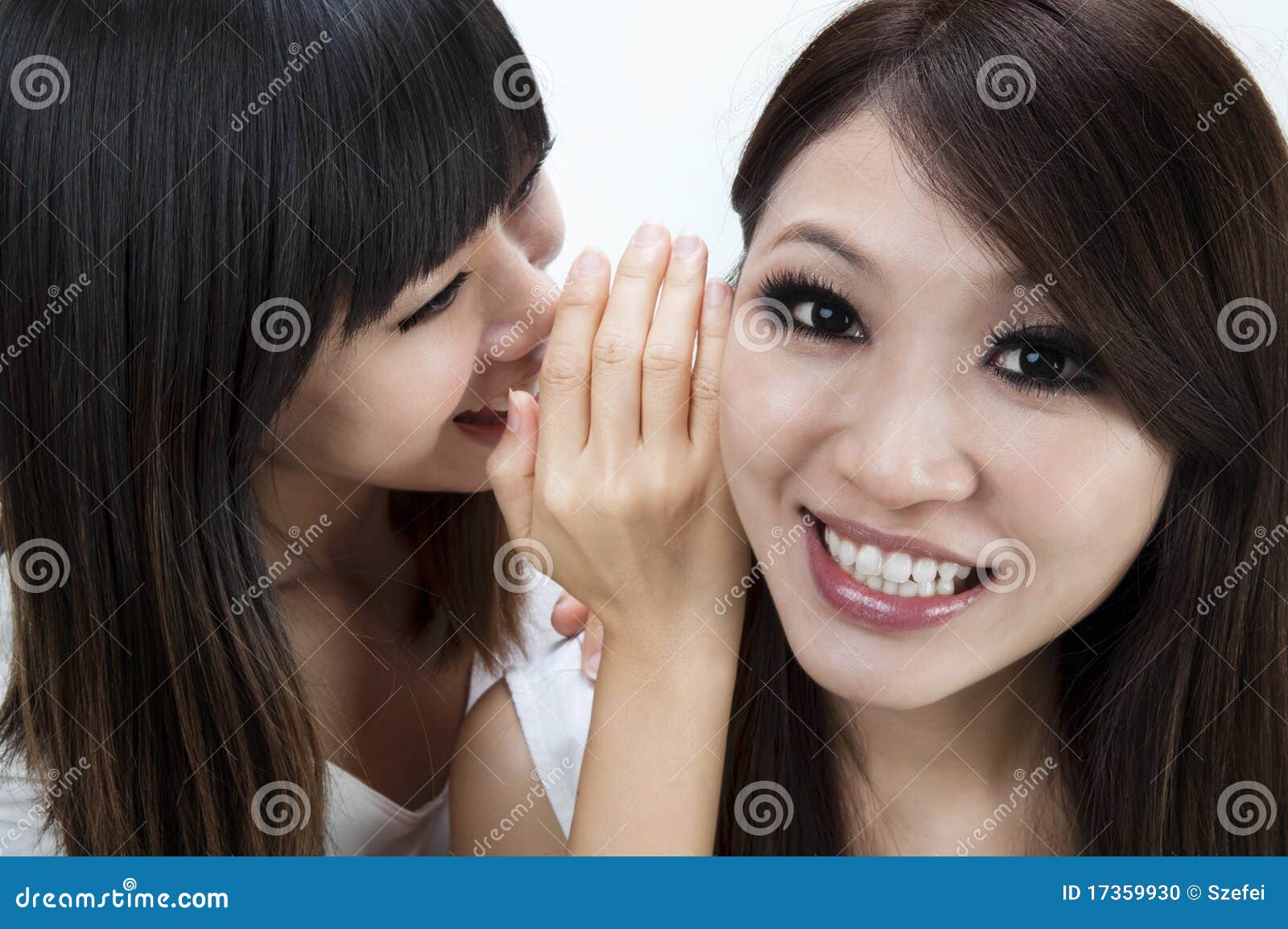asian girls tongue kissing