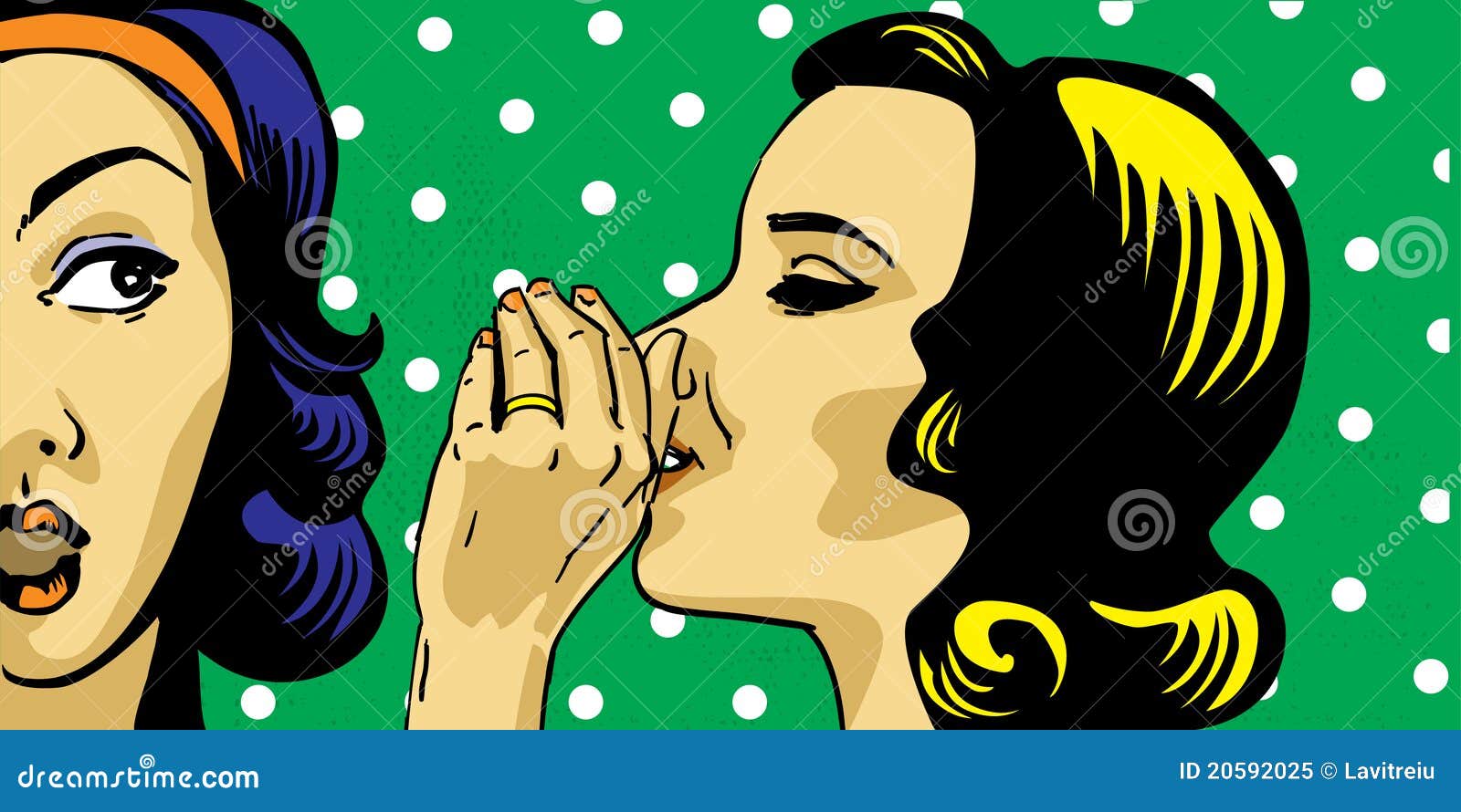 Gossiping Women Cartoon Vector Cartoondealer Com 5925