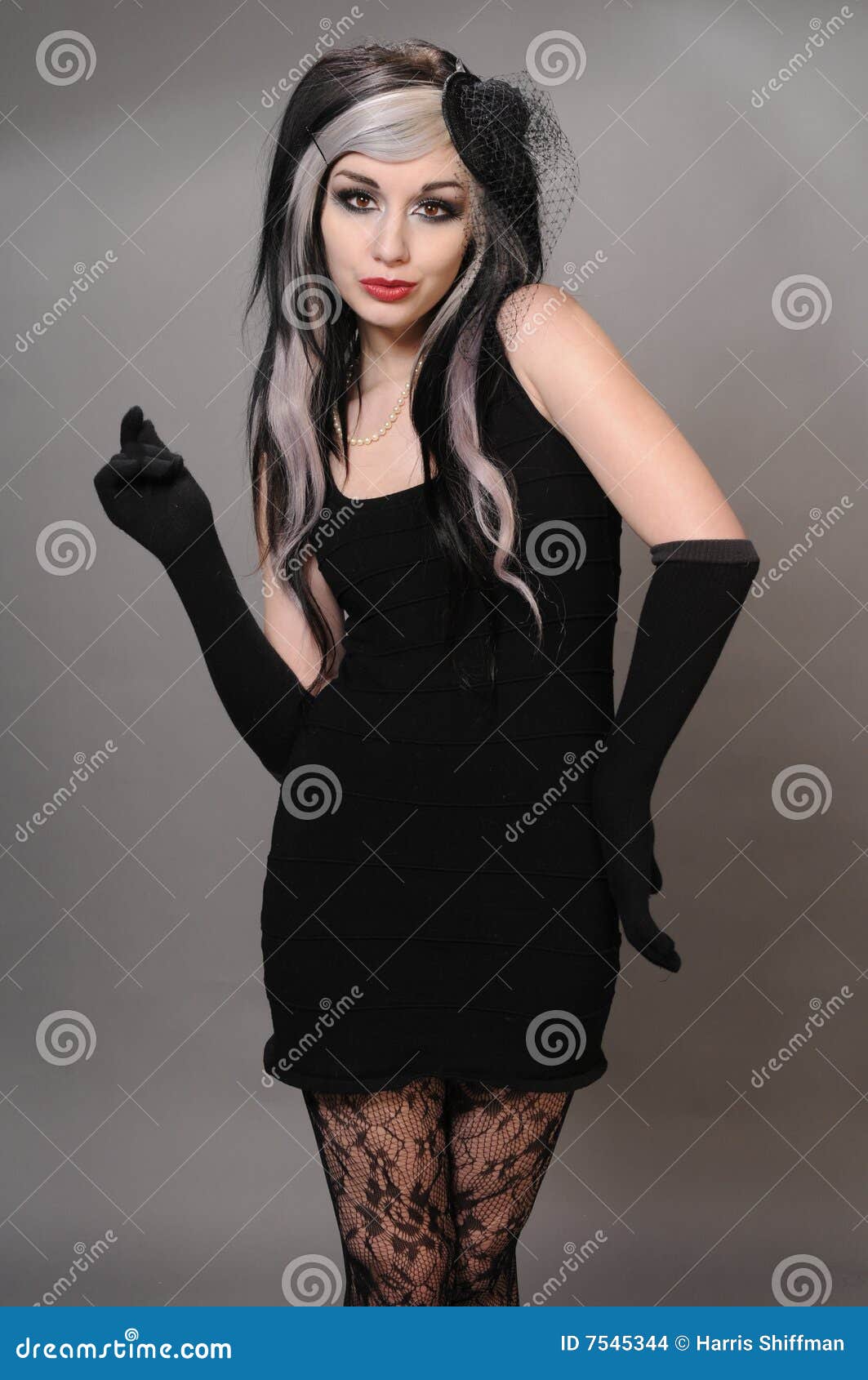 Teenage Girl Wearing Christian School Goth Inspired Clothes Black Hair  Stock Photo by ©YAYImages 261253170