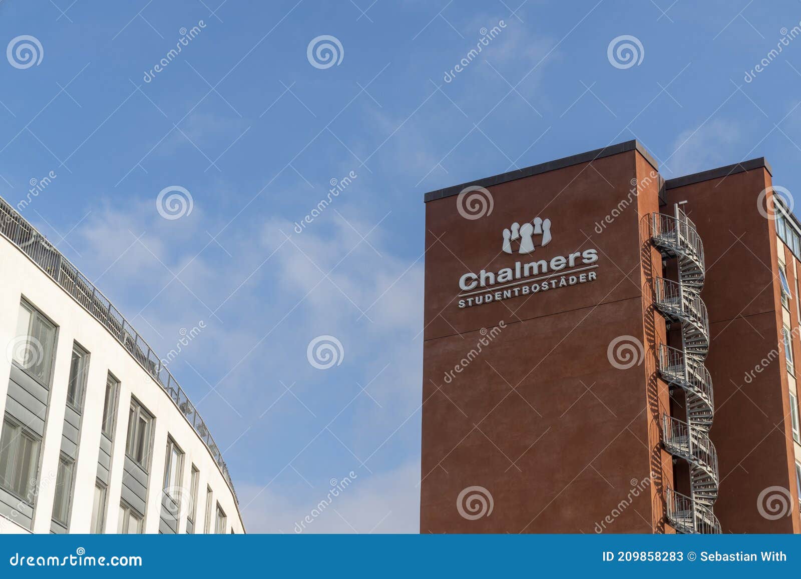 Chalmers University Student Apartment Building in and Brand Logo ...