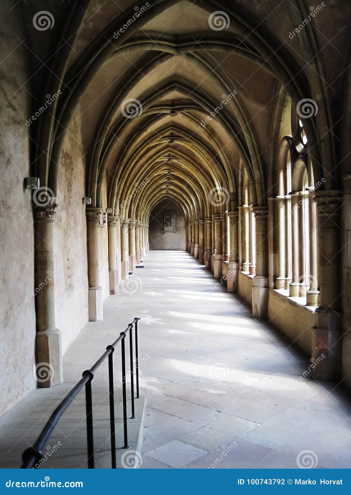 Gothic arches stock photo. Image of convent, design 100743792