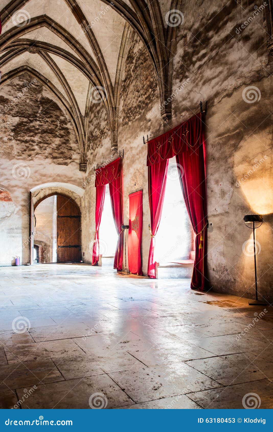 Gothic Castle Interior Stock Image Image Of Romanian 63180453