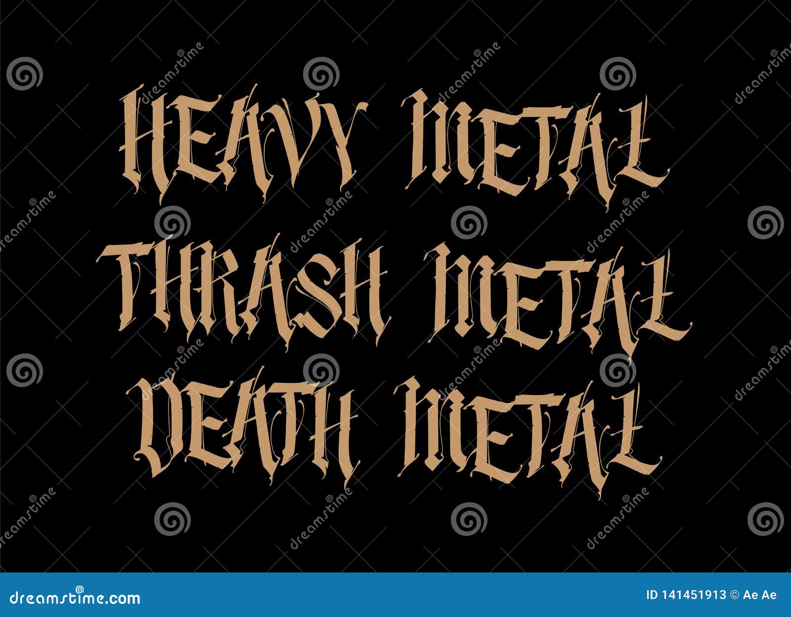 Draw awesome logo death metal black metal font by Gagarotak  Fiverr