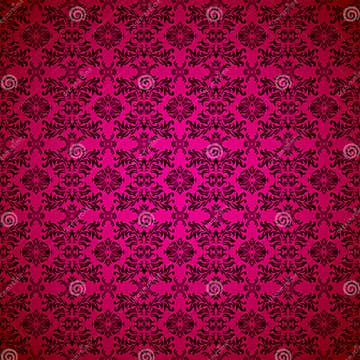 Gothic Seamless Pink Wallpaper Stock Vector - Illustration of textured ...