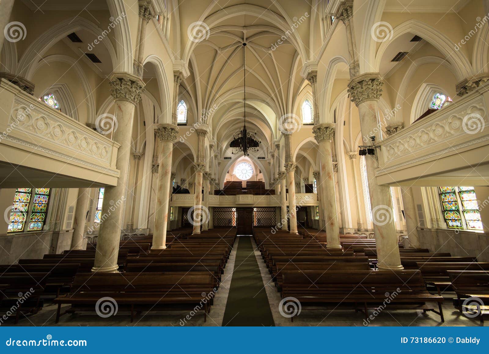 Gothic Style Church Interior Editorial Image Image Of