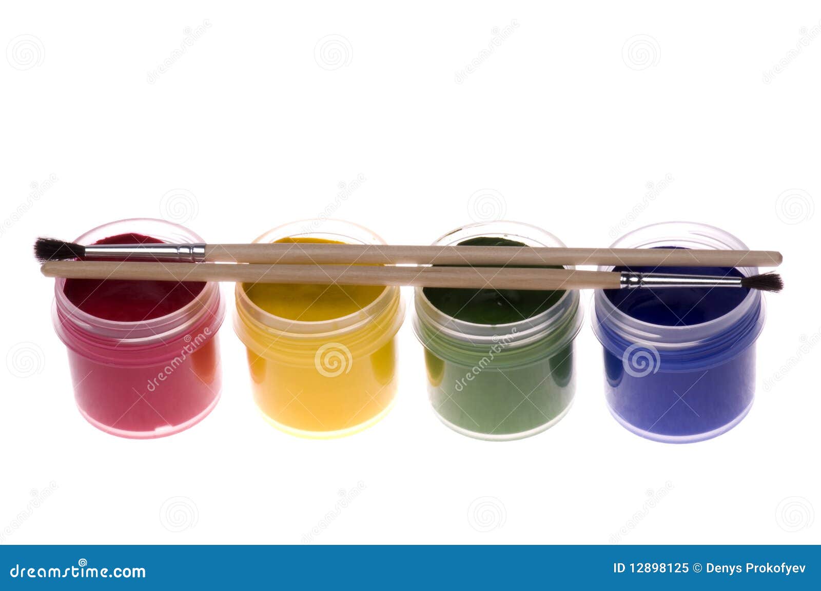 Gouache image stock. Image du vert, lumineux, choix, peinture 12898125