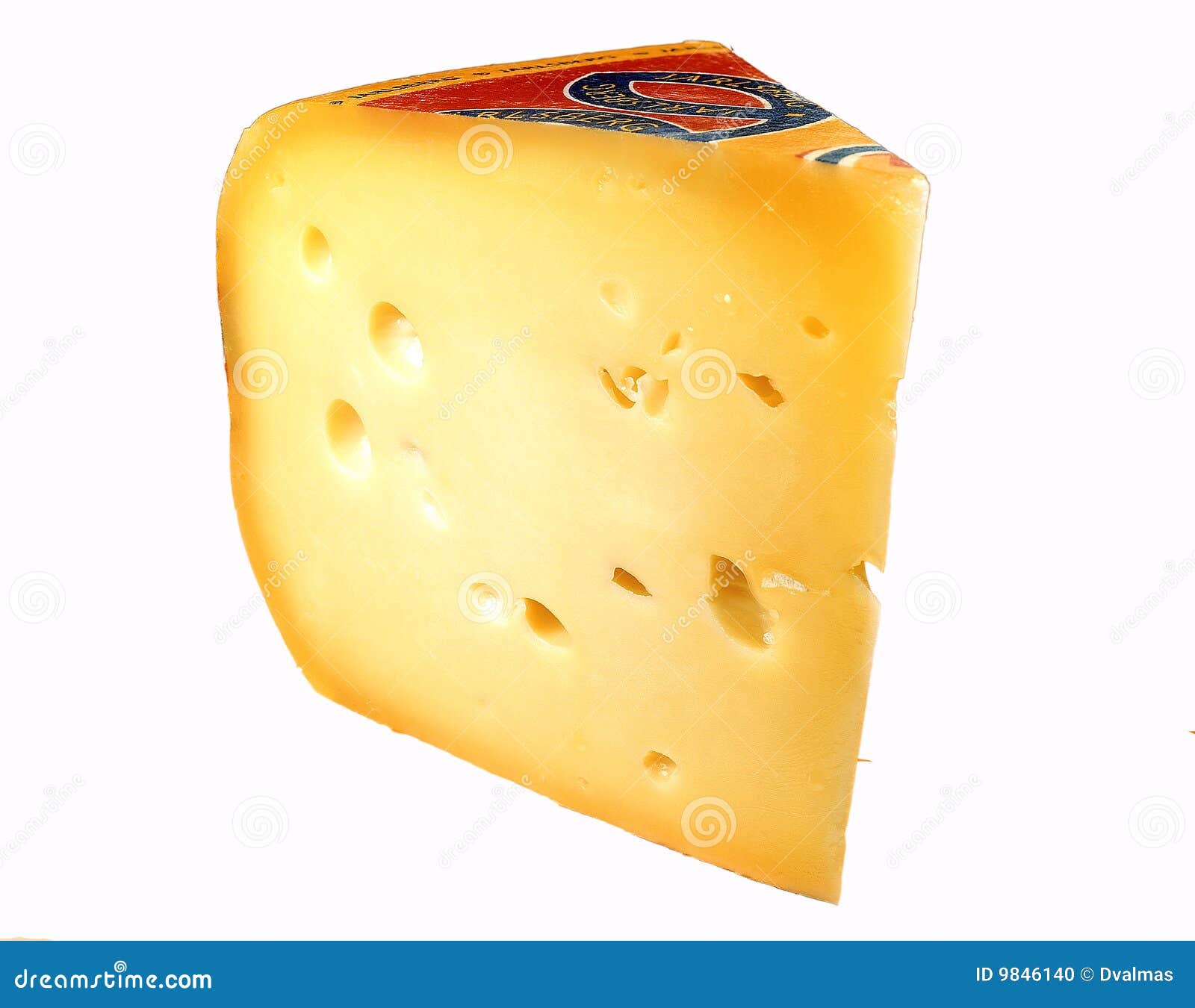 Gouda cheese. stock photo. Image of product, isolated 9846140