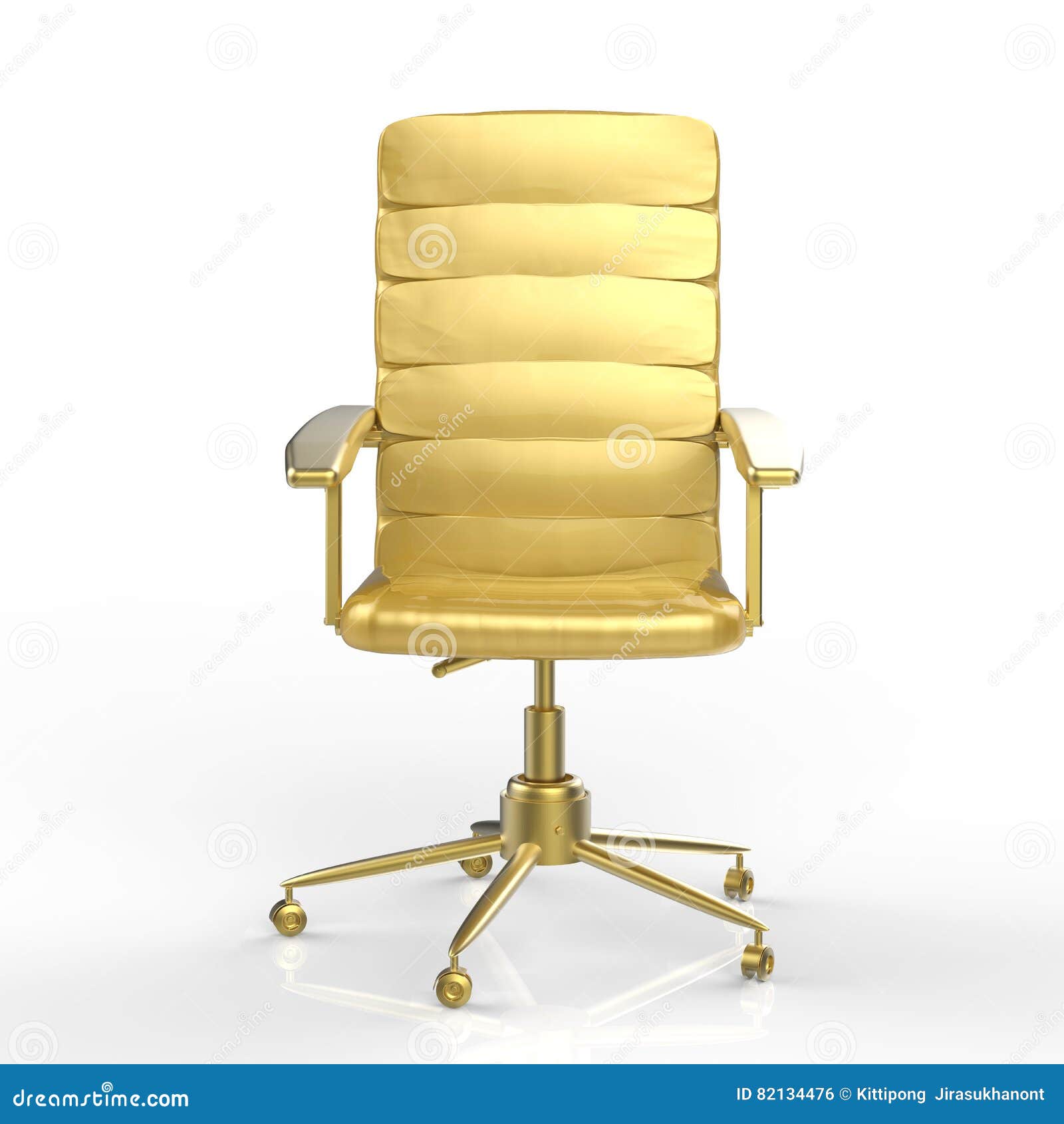 Premier Assert Hectare Gouden bureaustoel stock foto. Image of goud, ontwerp - 82134476