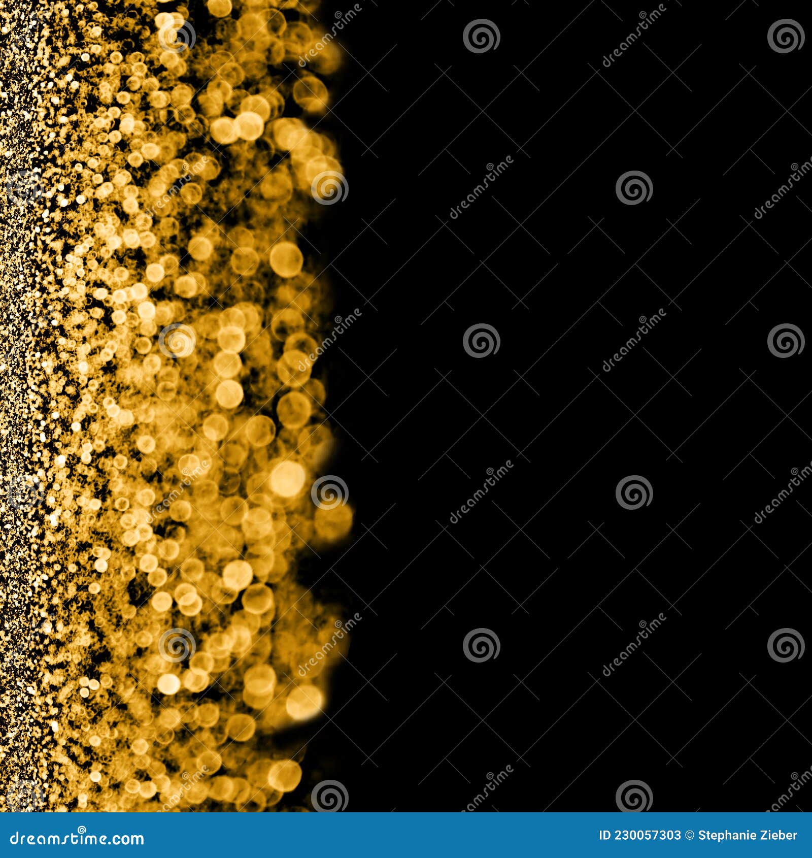 Gouden Zwarte Glitter - Verjaardagsfeestje Voor 50 - Jarig Bestaan Gliter -  Achtergrond Stock Afbeelding - Image Of Goud, Grens: 230057303