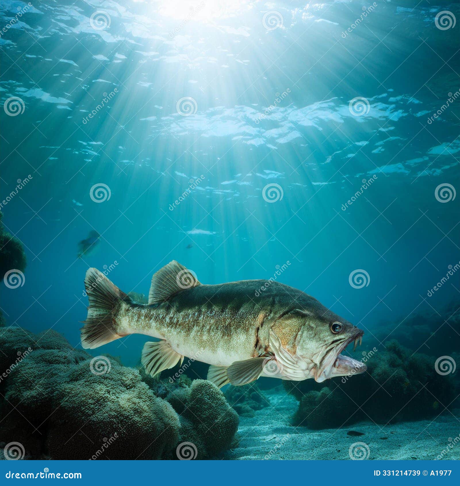 gouge fish, ai generated