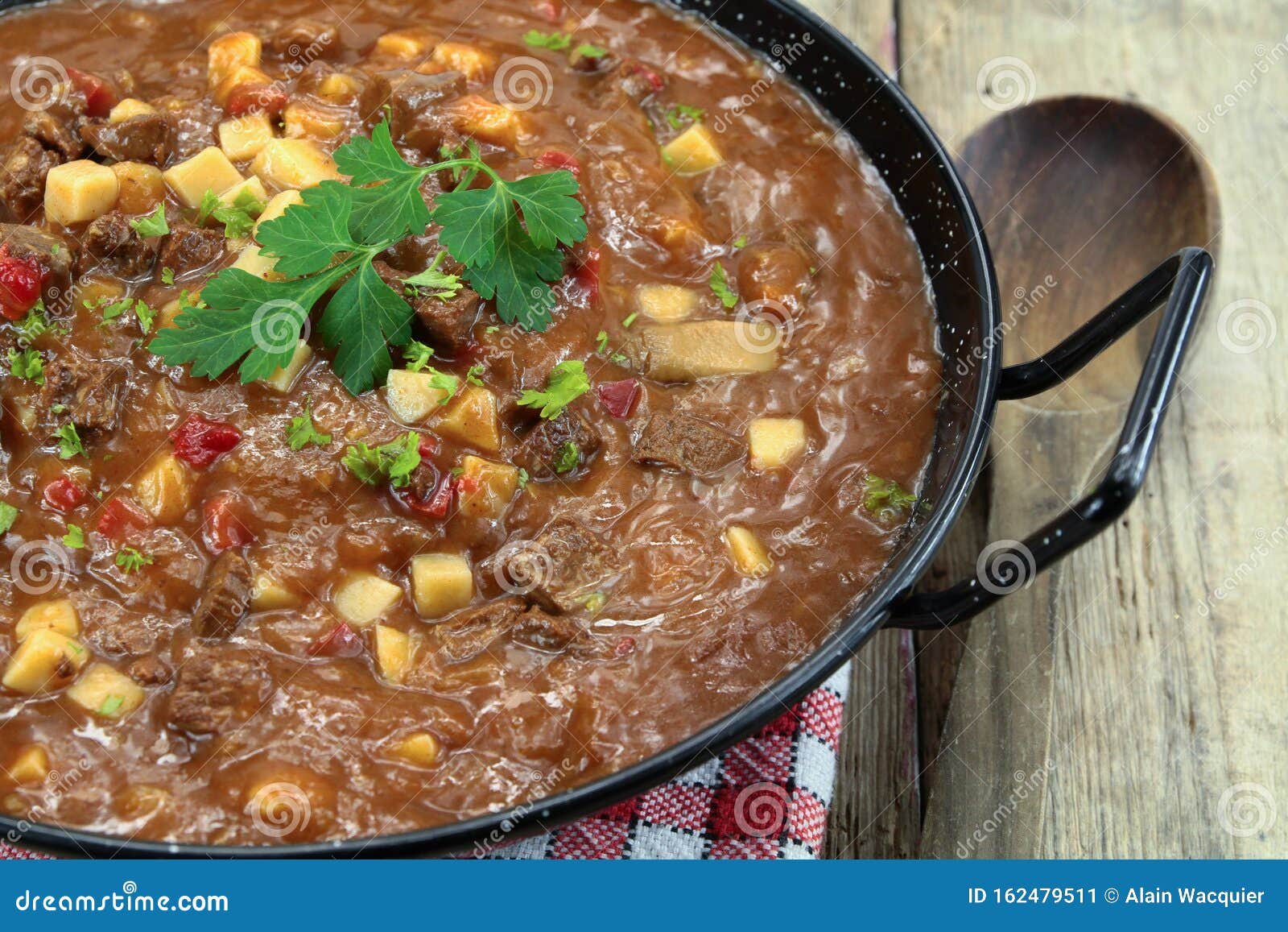 Goulash dish stock image. Image of homemade, goulash 162479511