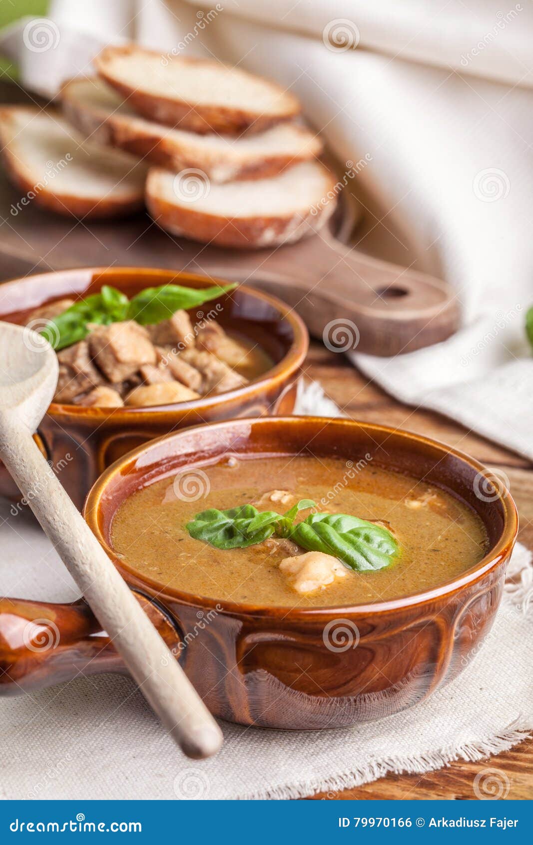 Goulash soup. stock photo. Image of pasta, pork, dish 79970166