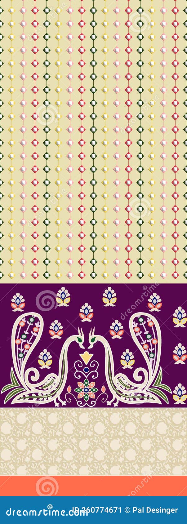 goun pikock with kurti  multicolour