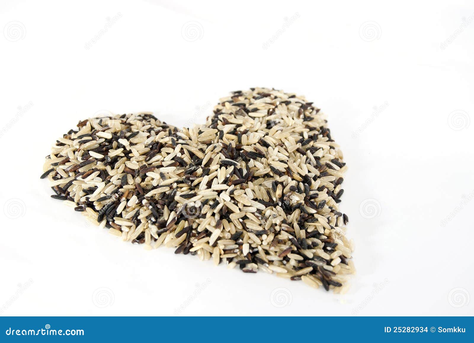 A Gourmet Blend of Wild and Whole Grain Brown Rice Stock Photo Image